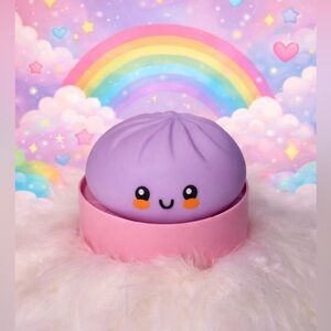 Light purple Bao Bun Squishy – Sensory Fidget Toy